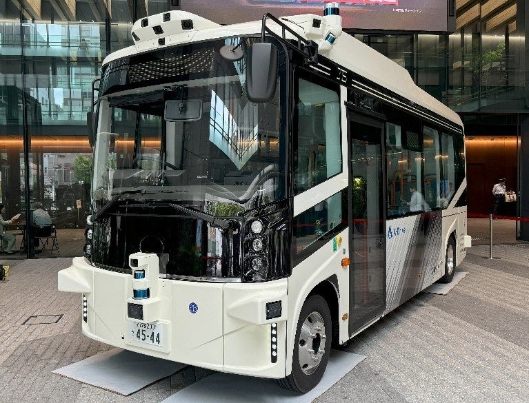 新型自動運転バス車内探検!