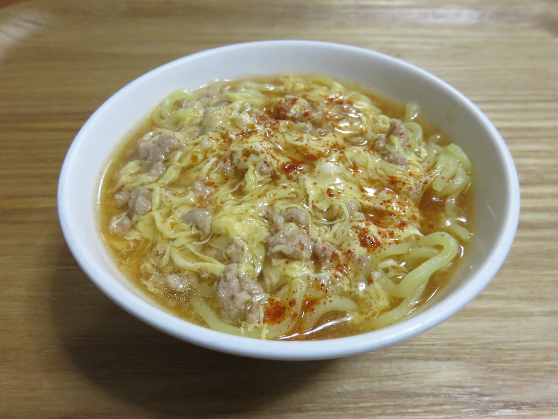 ▲こどもニュータンタンメン 卵のふわふわ感を再現するのに苦労しました