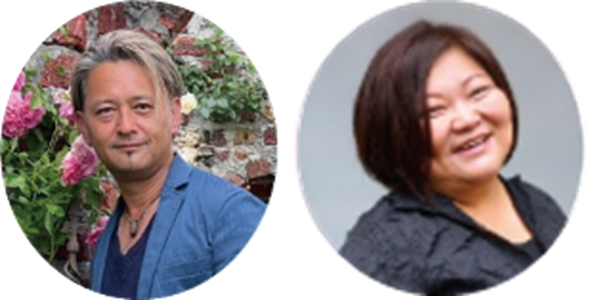 大野耕生氏　　　　 明田川奈穂美氏