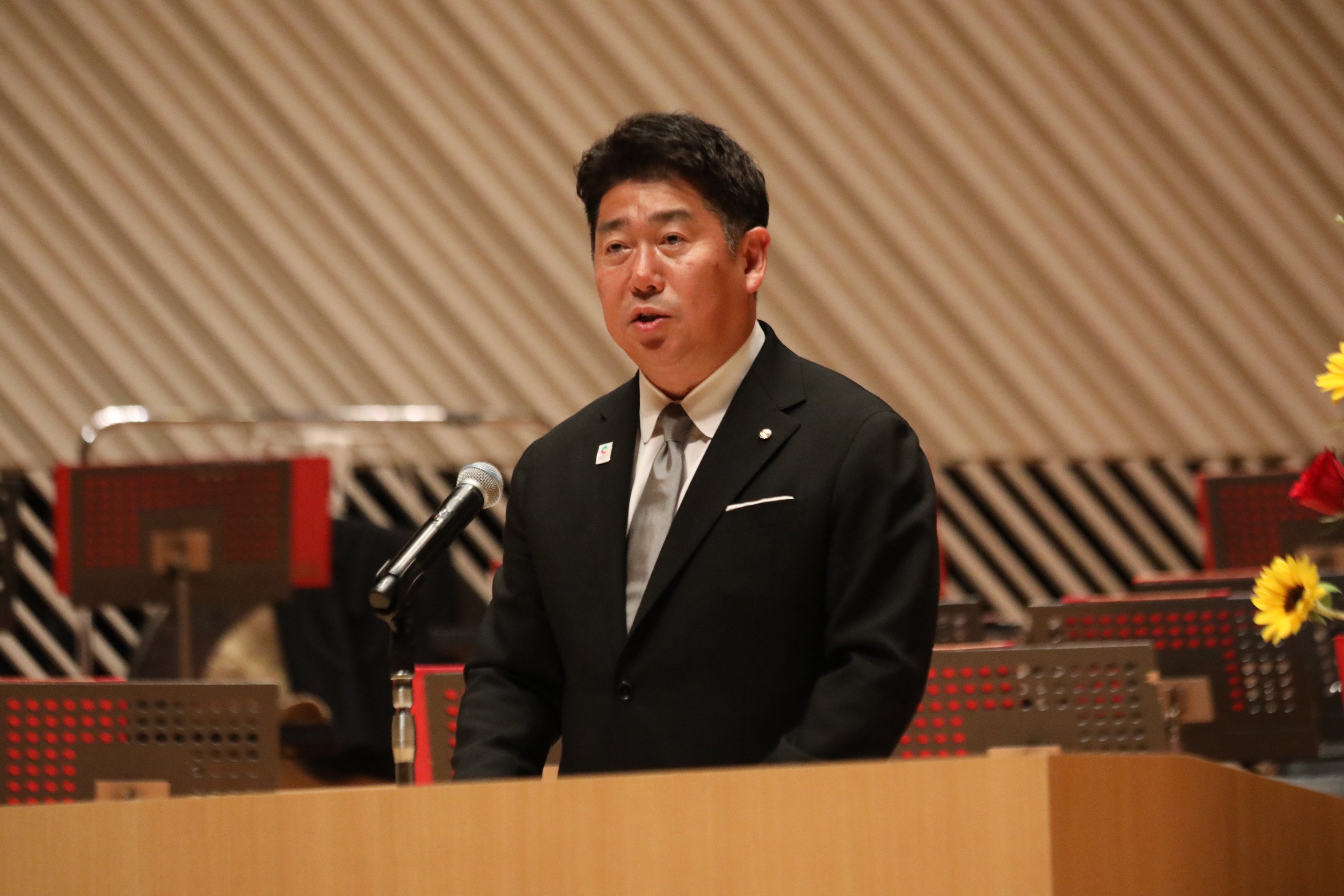 福田紀彦川崎市長による式辞