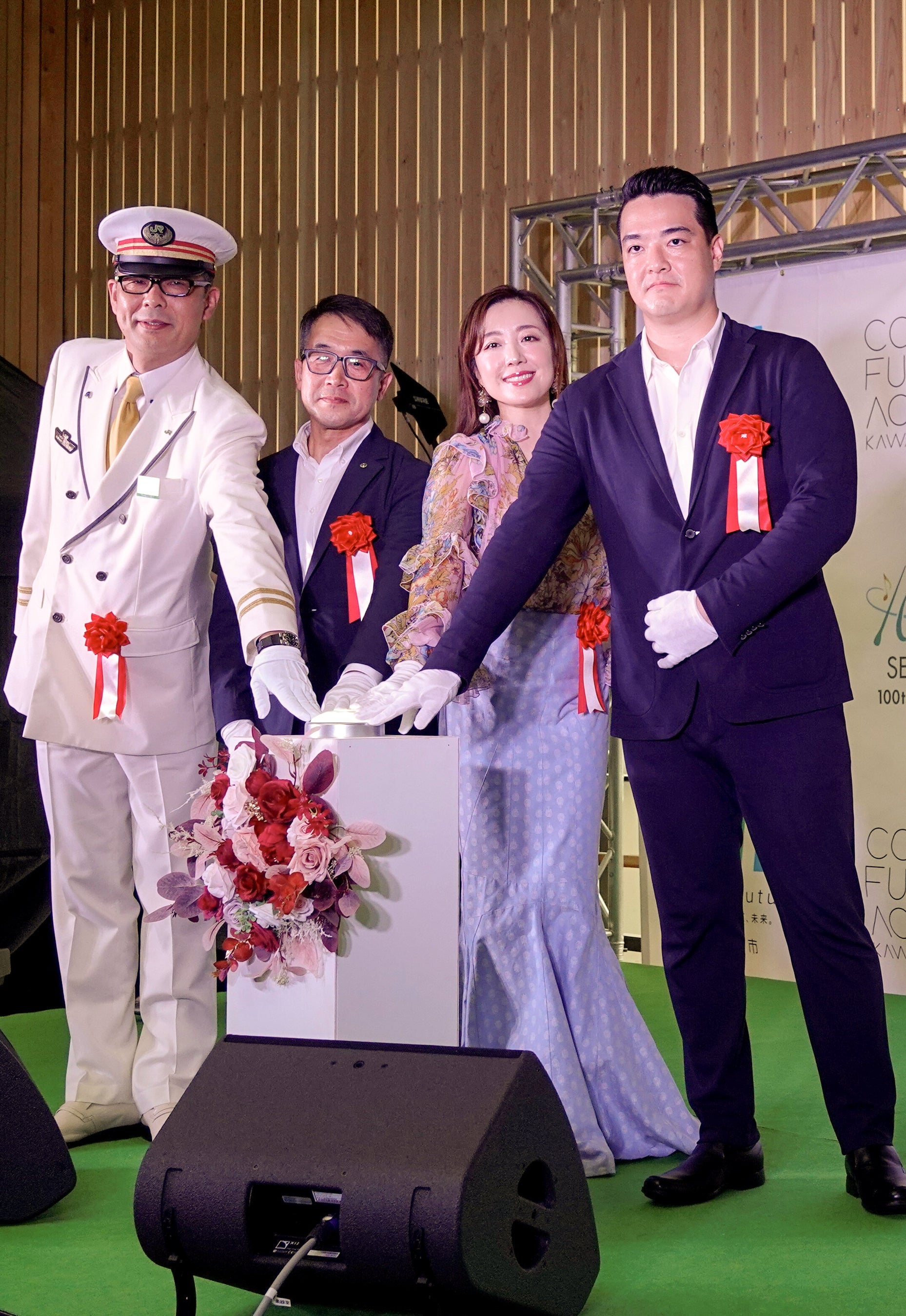 発車メロディお披露目の様子