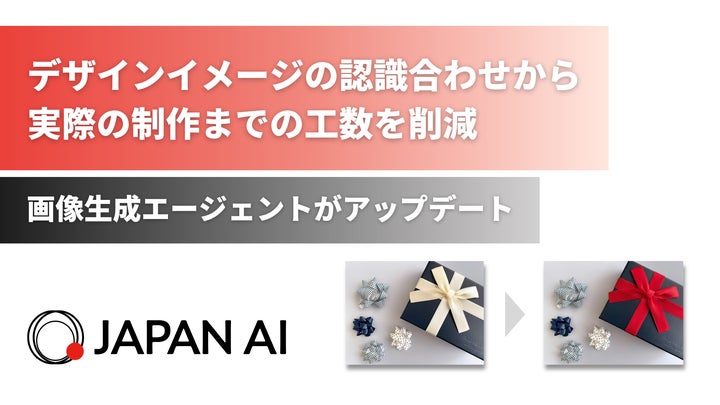 JAPAN AI、画像生成AIエージェントを強化 | JAPAN AI株式会社のプレス JAPAN AI、画像生成AIエージェントを強化 | JAPAN AI株式会社のプレス
