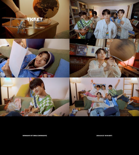 NOWADAYS Debut on April 2nd with ‘TICKET’ Track Video: A Blend of Days Pop Melodies in Everyday Life NOWADAYS Debut on April 2nd with ‘TICKET’ Track Video: A Blend of Days Pop Melodies in Everyday Life