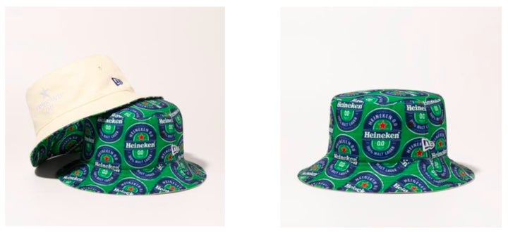 限定品 2個セット Heineken×ニューエラ リバーシブルバケットハット 限定品2個セットHeineken×ニューエラリバーシブルバケットハット