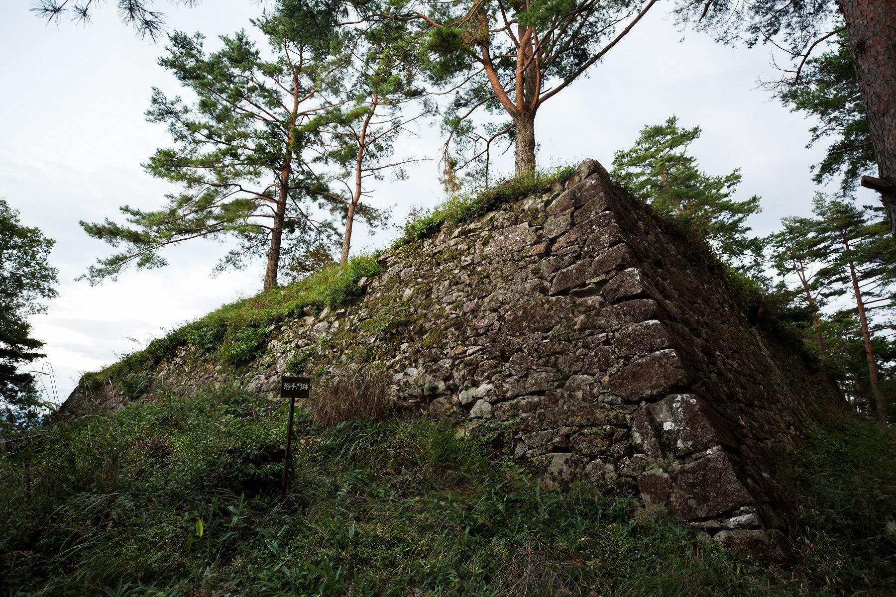 金森公ゆかりの地「松倉城跡」