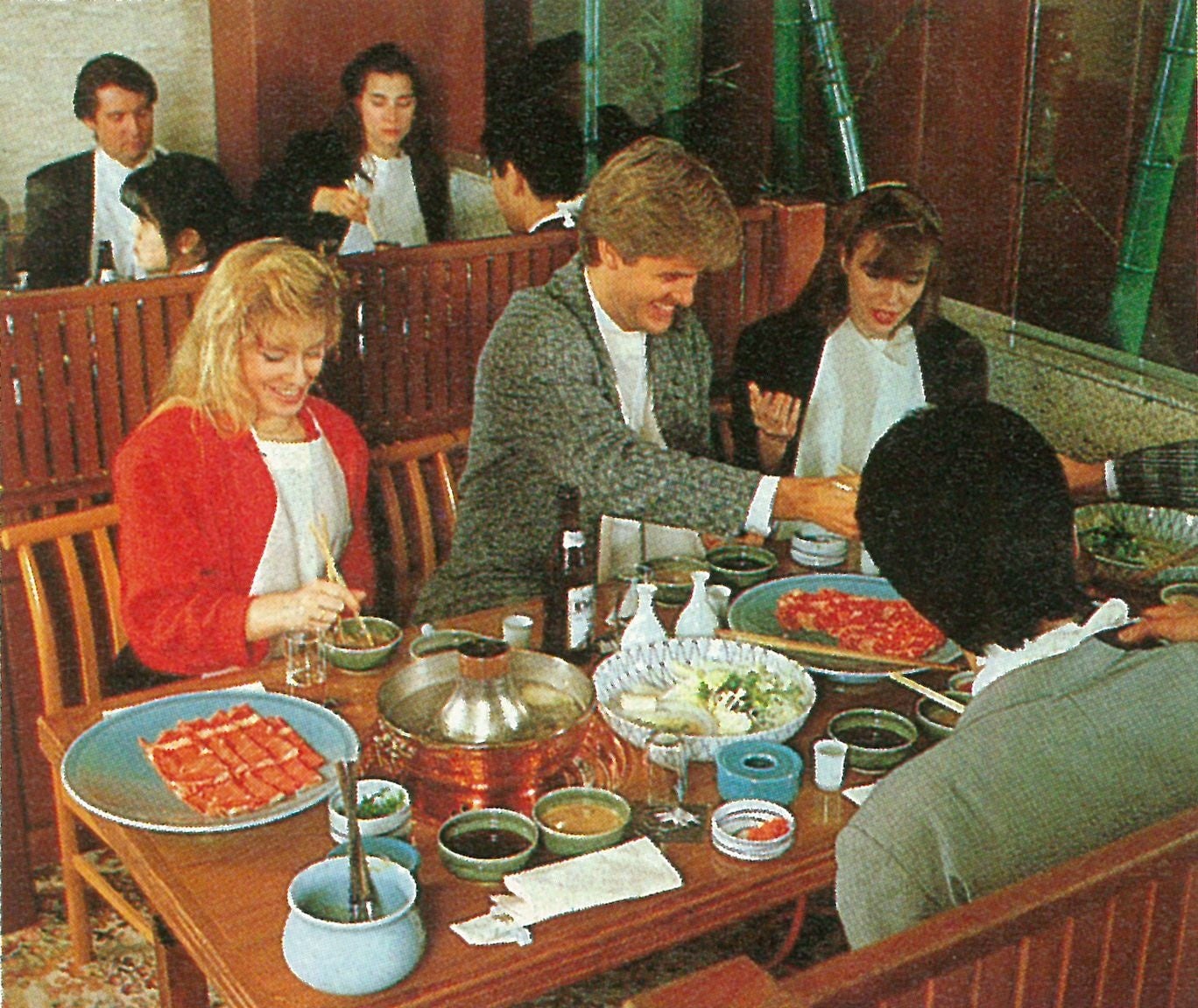 創業時のしゃぶ禅パンフレット写真