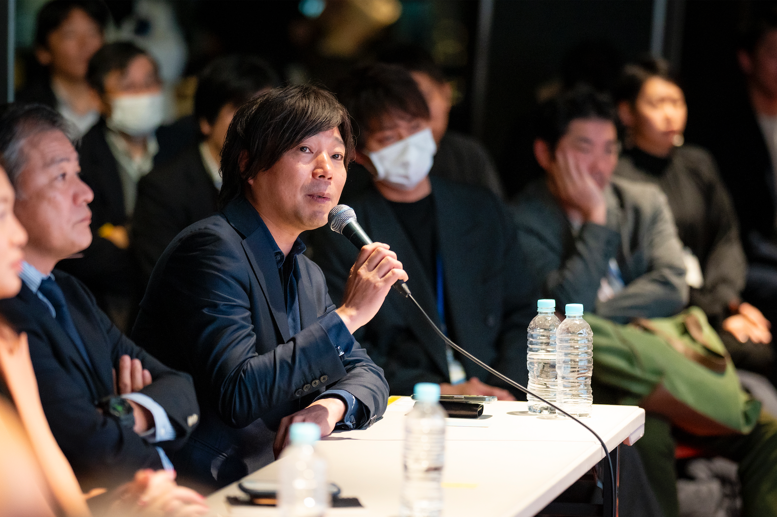 ピッチへのフィードバックの様子①