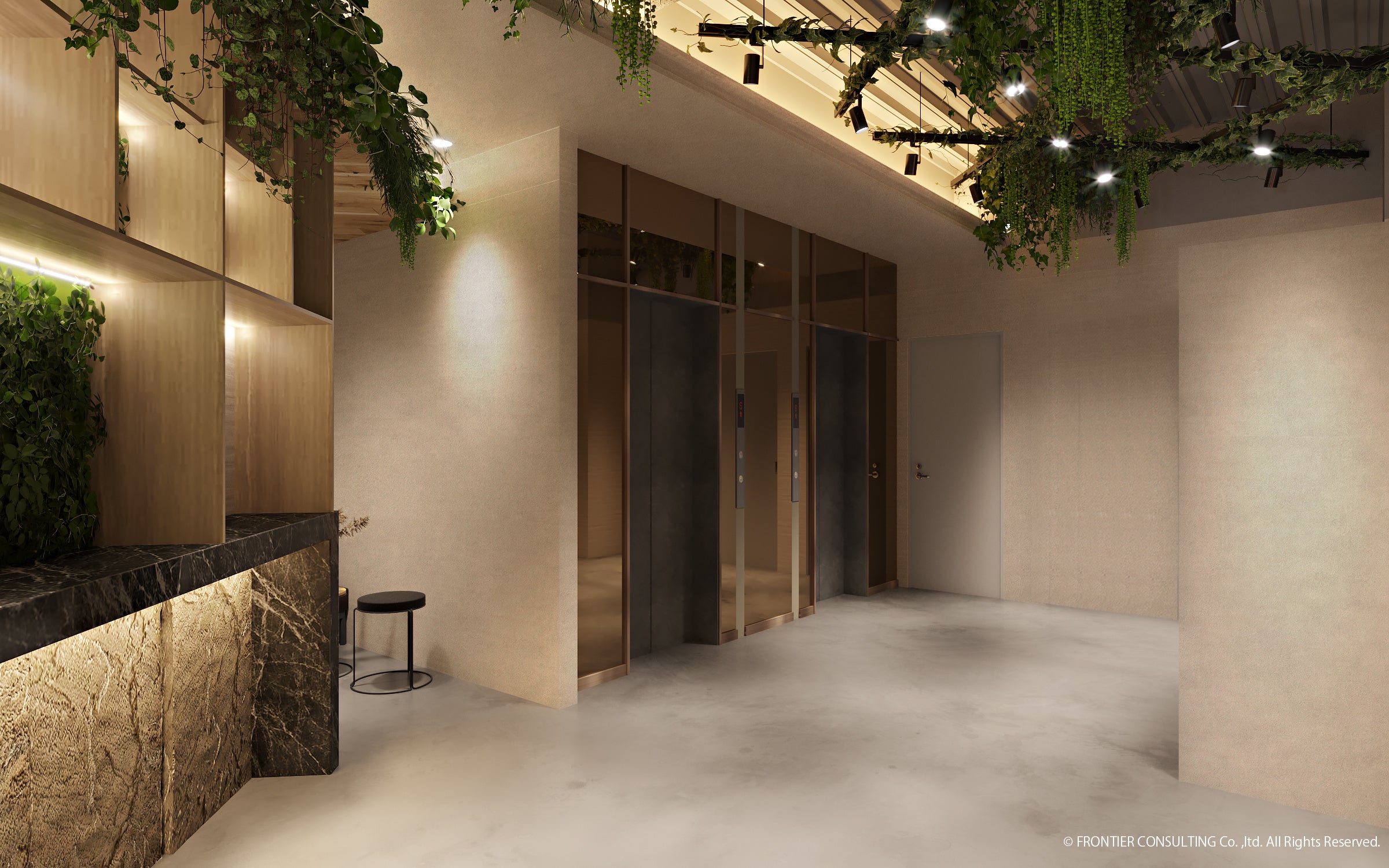 「VORT麴町plus」1階パース＊パースはイメージであり、実際の内観とは異なる場合があります。