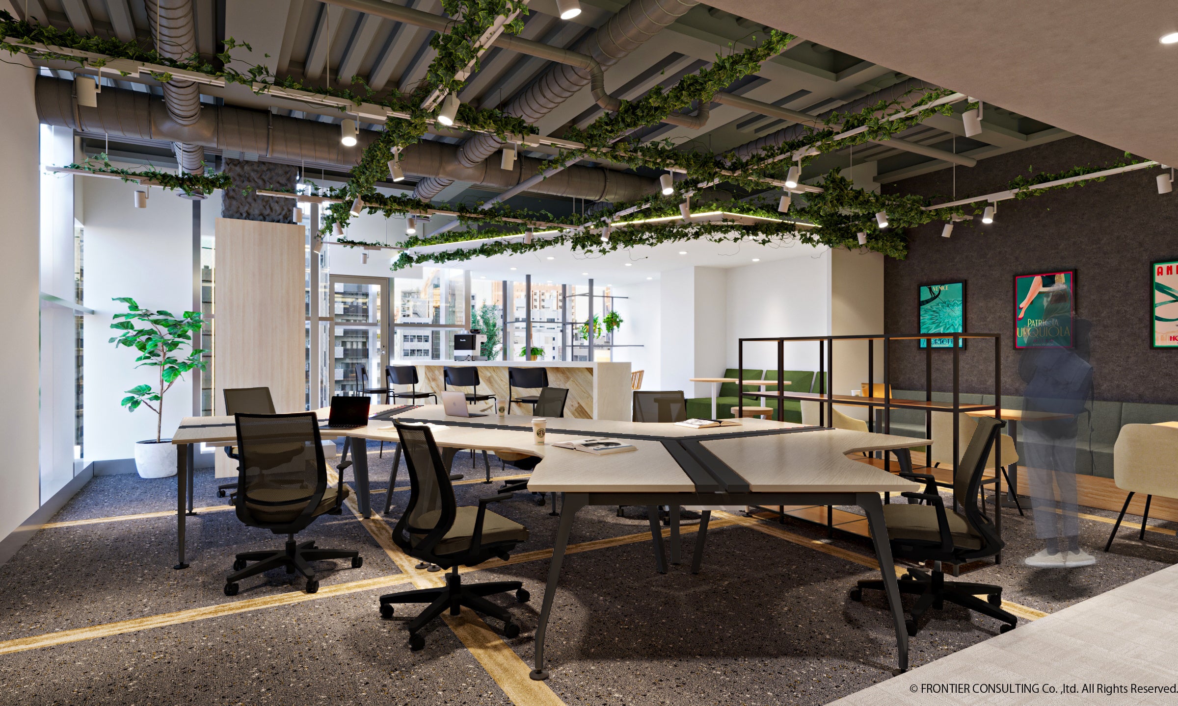 「VORT麴町plus」9階パース＊パースはイメージであり、実際の内観とは異なる場合があります。