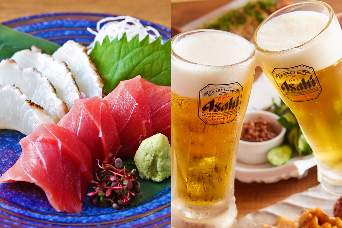 ■本マグロと真鯛の紅白盛り※4人前の盛り付けイメージ