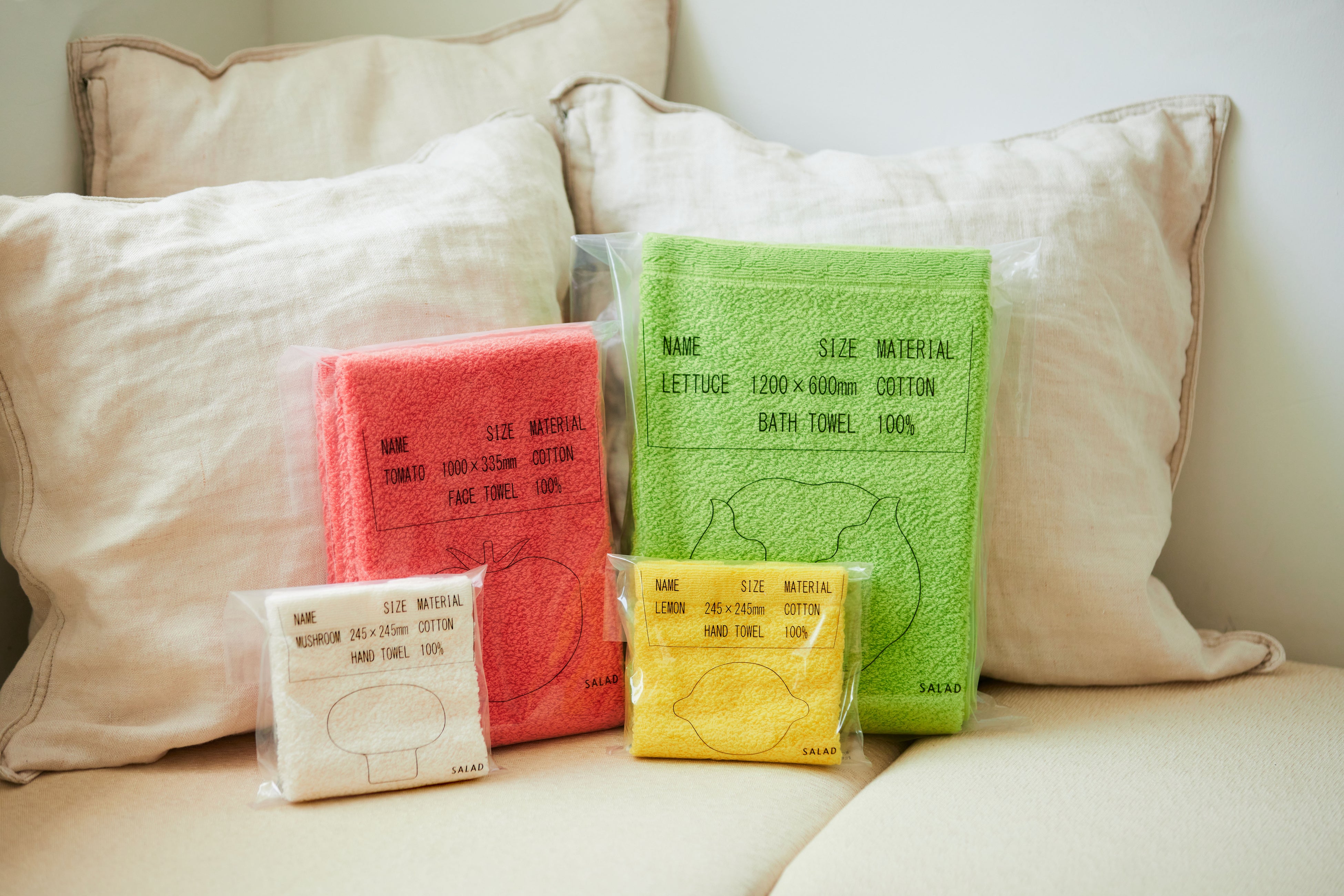 鮮度に着目したタオル「SALAD」が新登場！老舗糸屋が独自の技術で作る