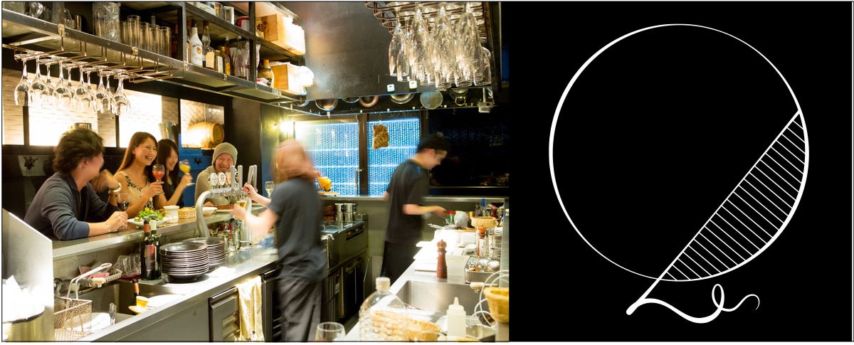 恵比寿で18周年、スタイリッシュな立ち飲みのパイオニア「 」世界から厳選したワインと、シェフ自慢の料理が楽しめます。