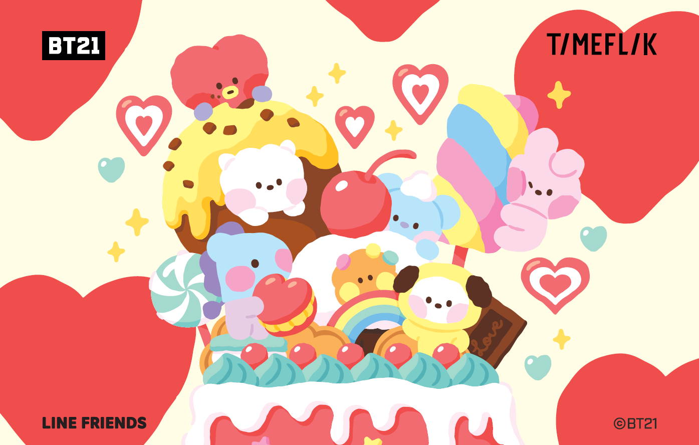 BTS BT21 プルバックカー 台湾限定セット (8点) BTS BT21 プルバックカー 台湾限定セット (8点) BTS BT21