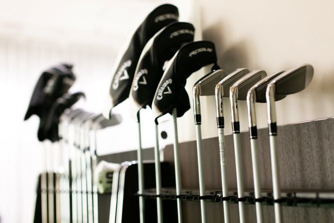 〇最新ゴルフクラブの設置