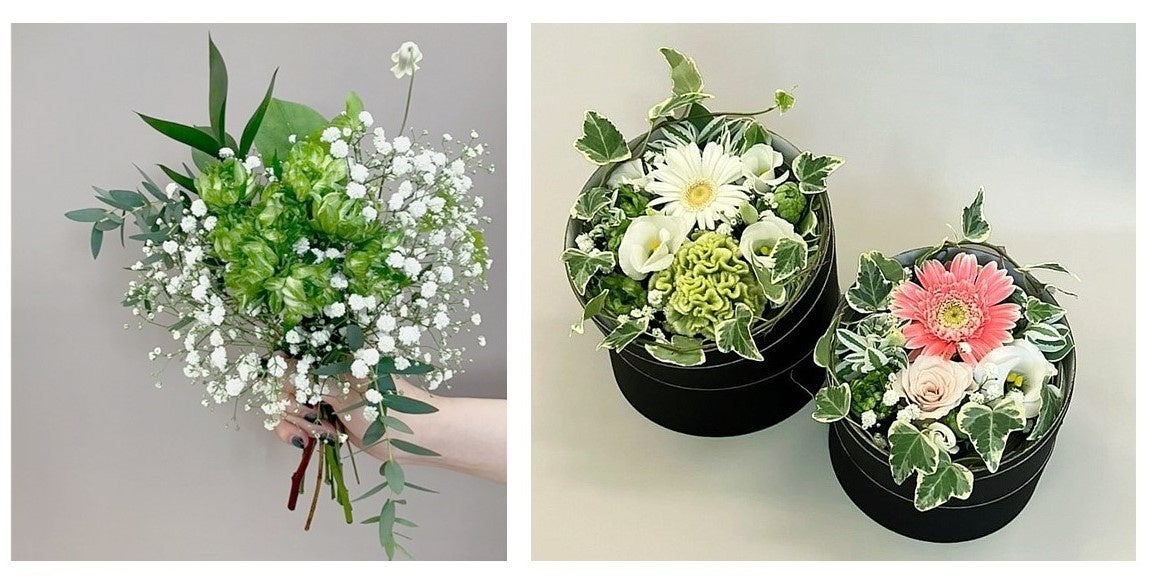 15周年限定ブーケとBOXアレンジメント