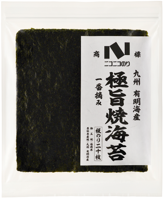 ニコニコのり「極旨焼のり20枚」