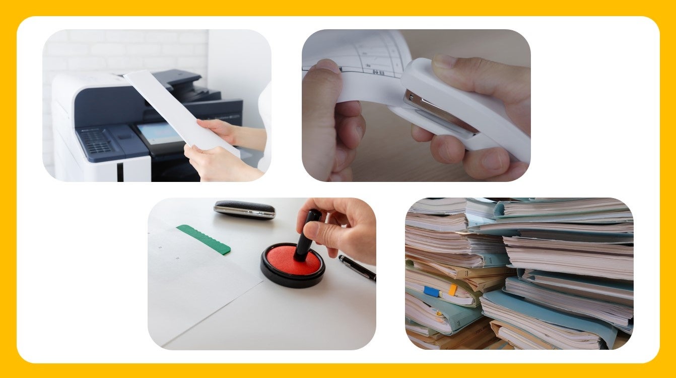 数々のアナログ業務