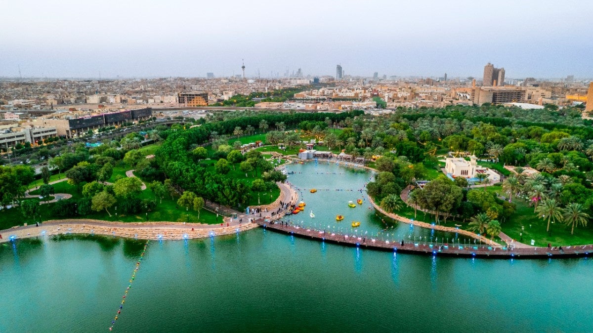 緑豊かな首都リヤド