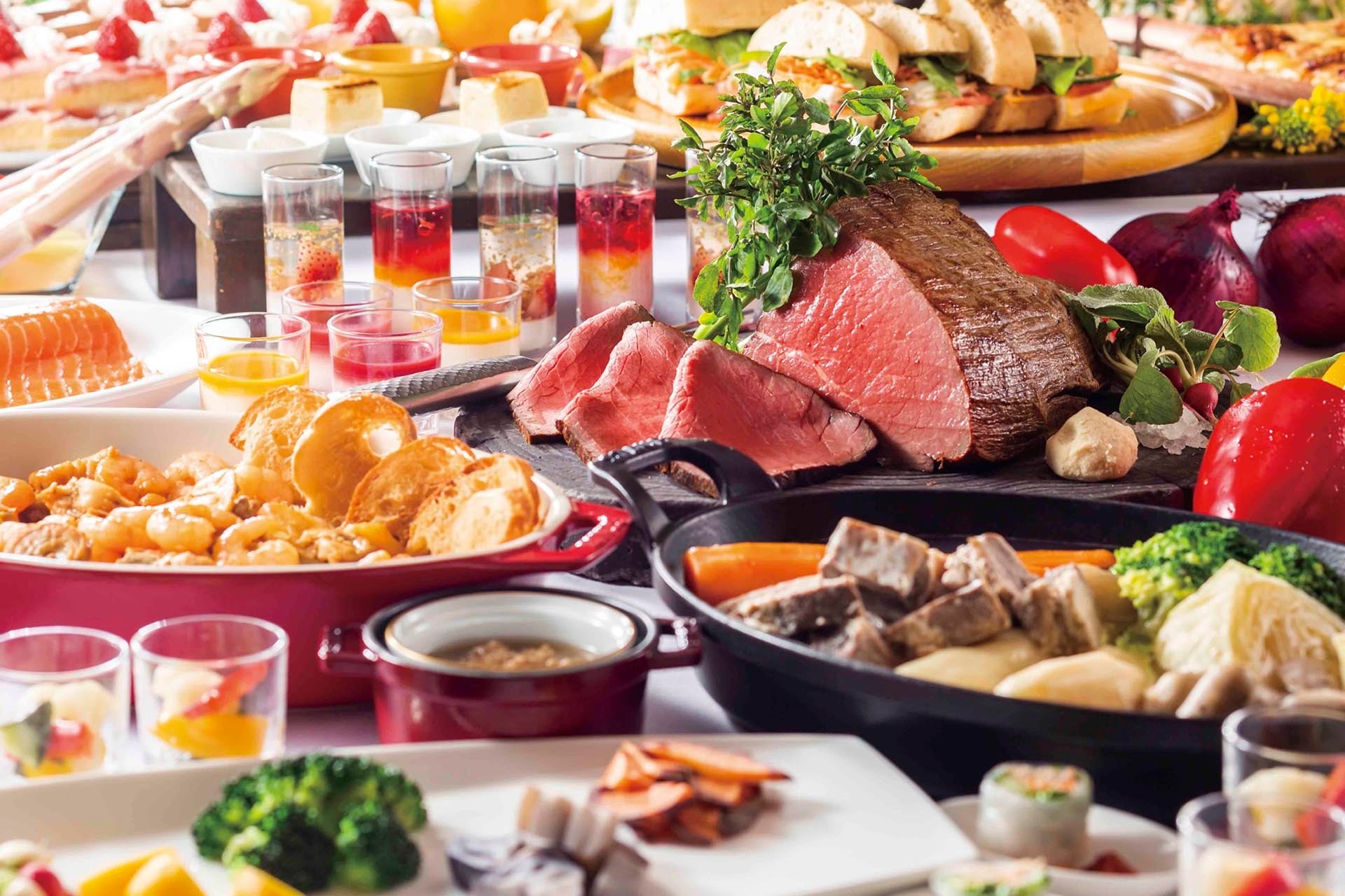 待望の食べ放題が宿泊券や食事券の当たる抽選付で夏休みに復活！