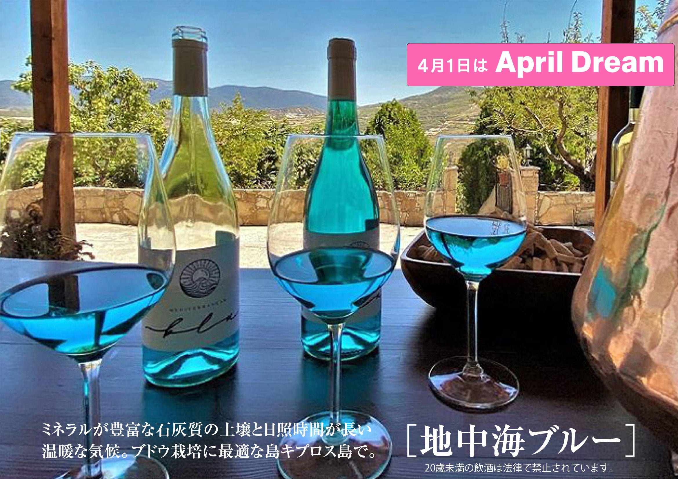 【新品　未開封】地中海ブルー　無農薬有機栽培　自然ナチュールワイン 新品 未開封】地中海ブルー 無農薬有機栽培 自然ナチュール