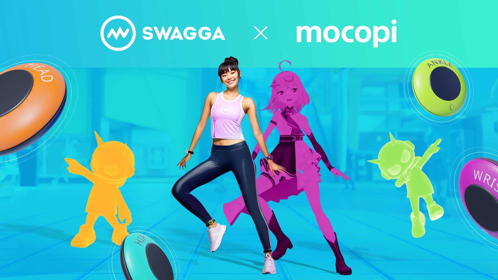 フィジタルファッションメタバース「SWAGGA」モバイルモーション フィジタルファッションメタバース「SWAGGA」モバイルモーション
