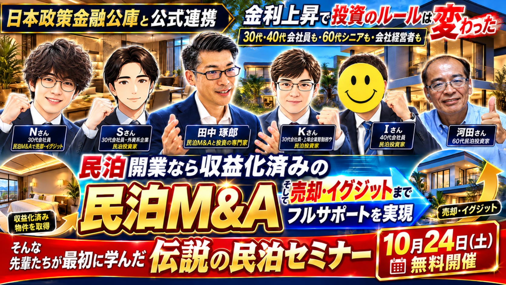 不動産投資の次の一手は「老人ホーム1棟」?アパートを数棟持つ投資家へ、30年一括借上げで大きな家賃収入を目指す老人ホーム投資セミナー10/30開催|福岡
