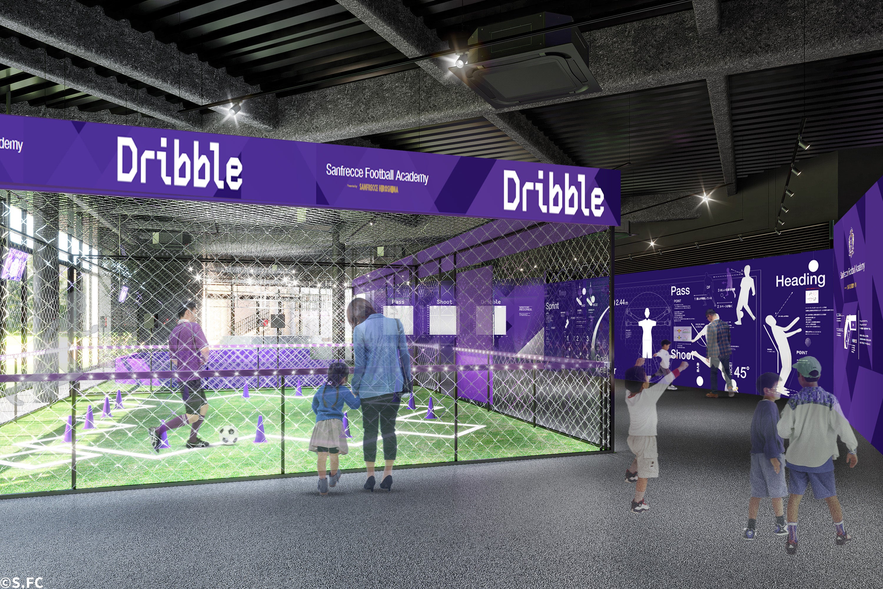 新スタジアム「エディオンピースウイング広島」内に「HIROSHIMA SOCCER