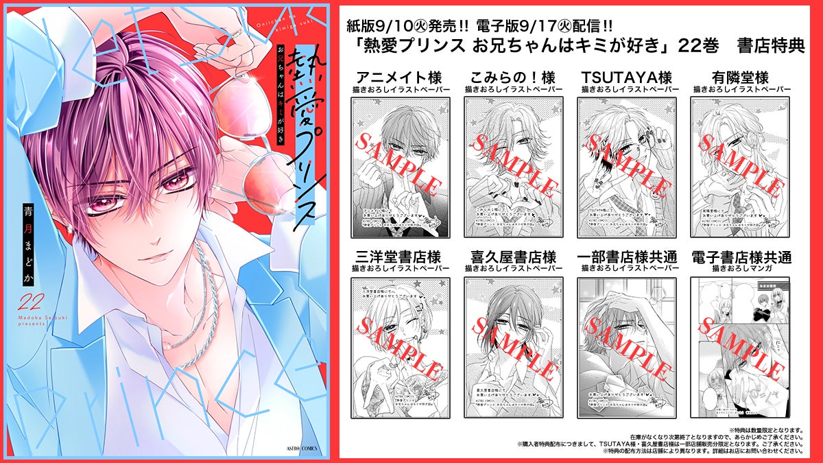 熱愛プリンス 22巻セット 200万部突破!(紙・電子合計)大人気『熱愛プリンス お兄ちゃんは