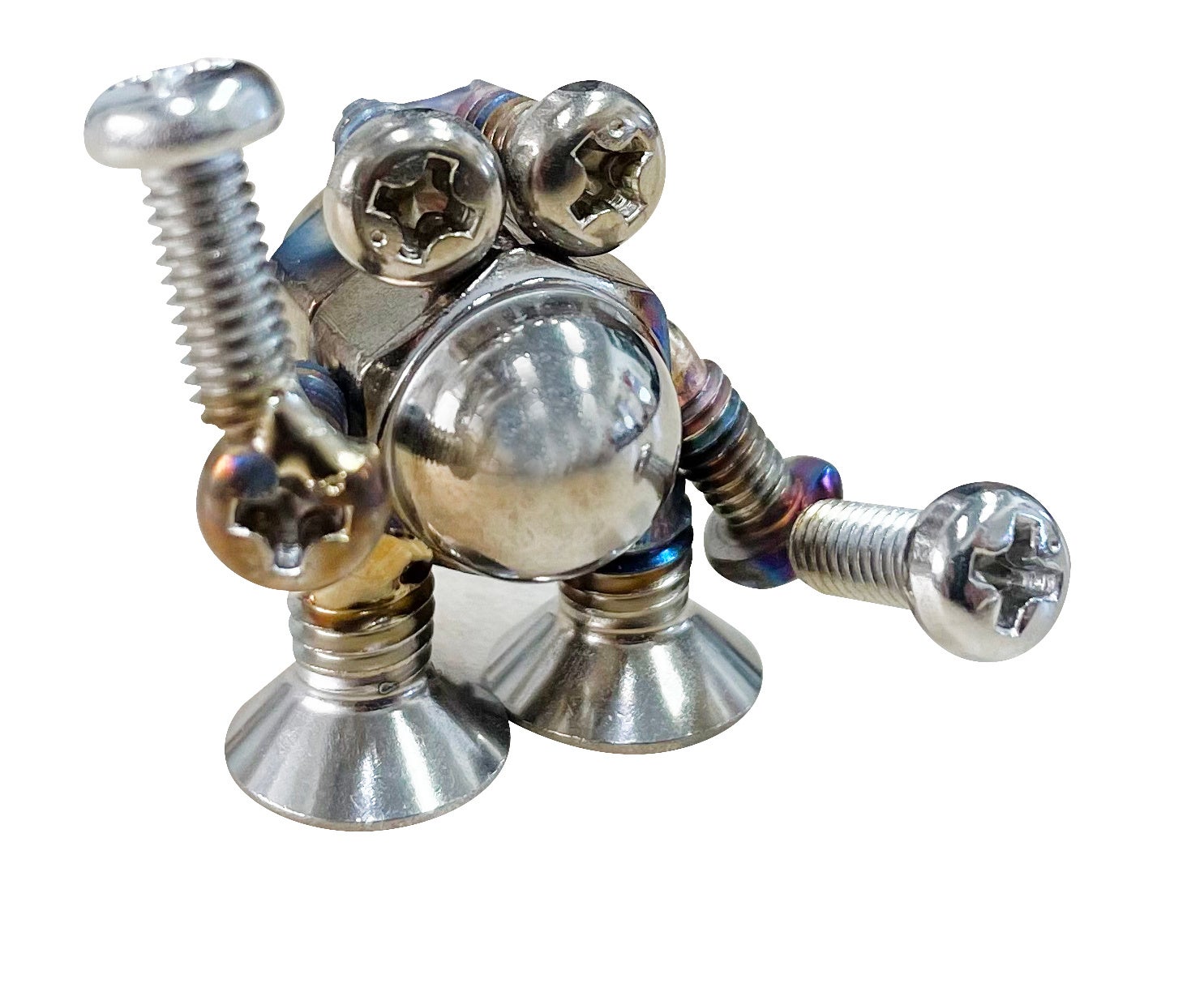 溶接職人の技術がひかる！ロボットのミニチュア