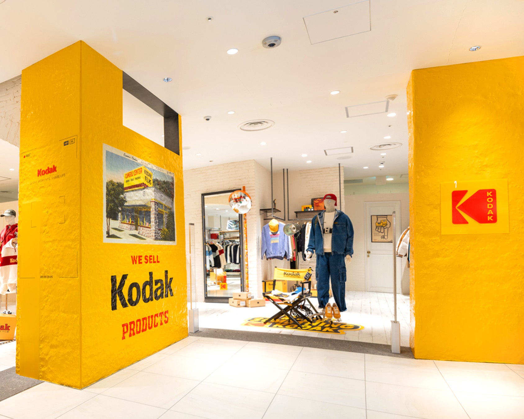Kodak Apparel〉渋谷PARCO にてPOP UPスタート！人気のKODAK CHARMERA