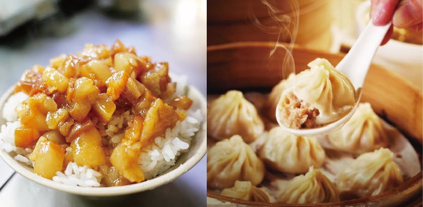 滷肉飯(ルーロー飯)と小籠包