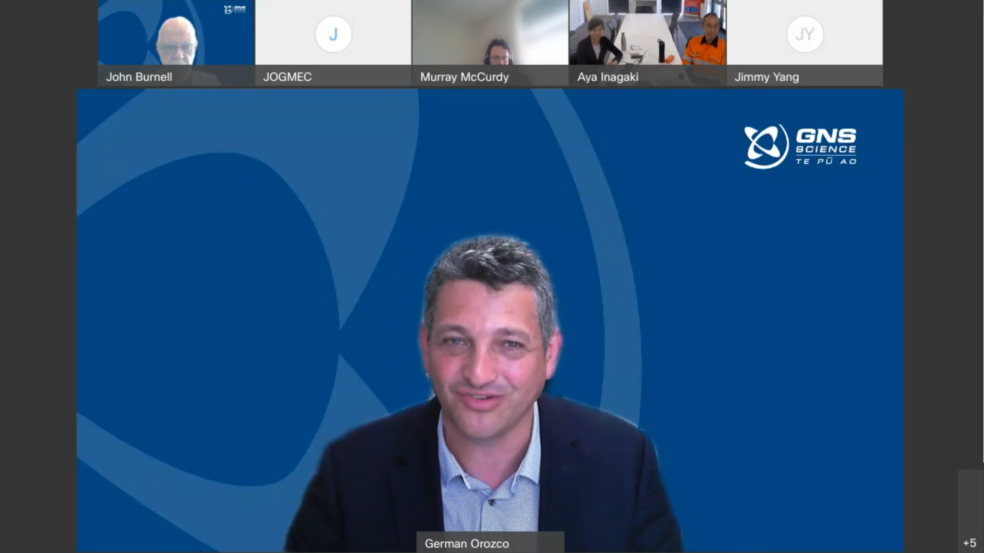 GNS Mr. German Orozcoによる閉会挨拶