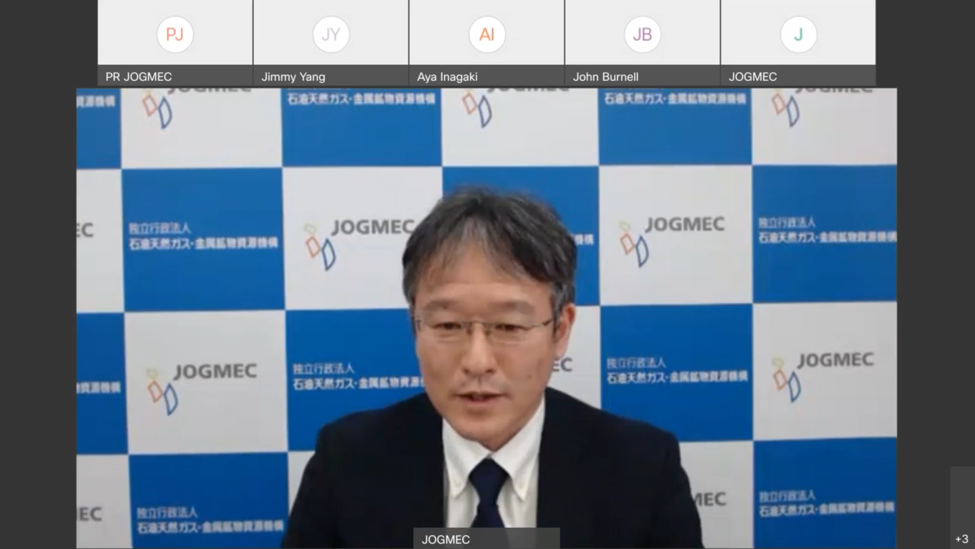 JOGMEC中村地熱事業部長による開会挨拶