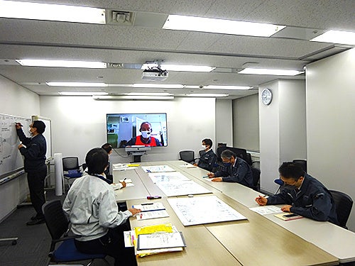 災害対策本部（JOGMEC本部-Web会議）