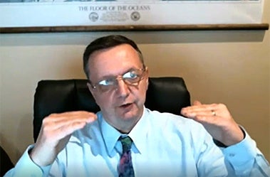 講演者のNick Hoffman 博士