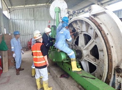 大型巻管理技術の指導