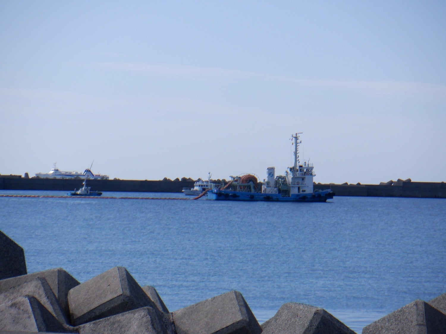 オイルフェンス展張訓練