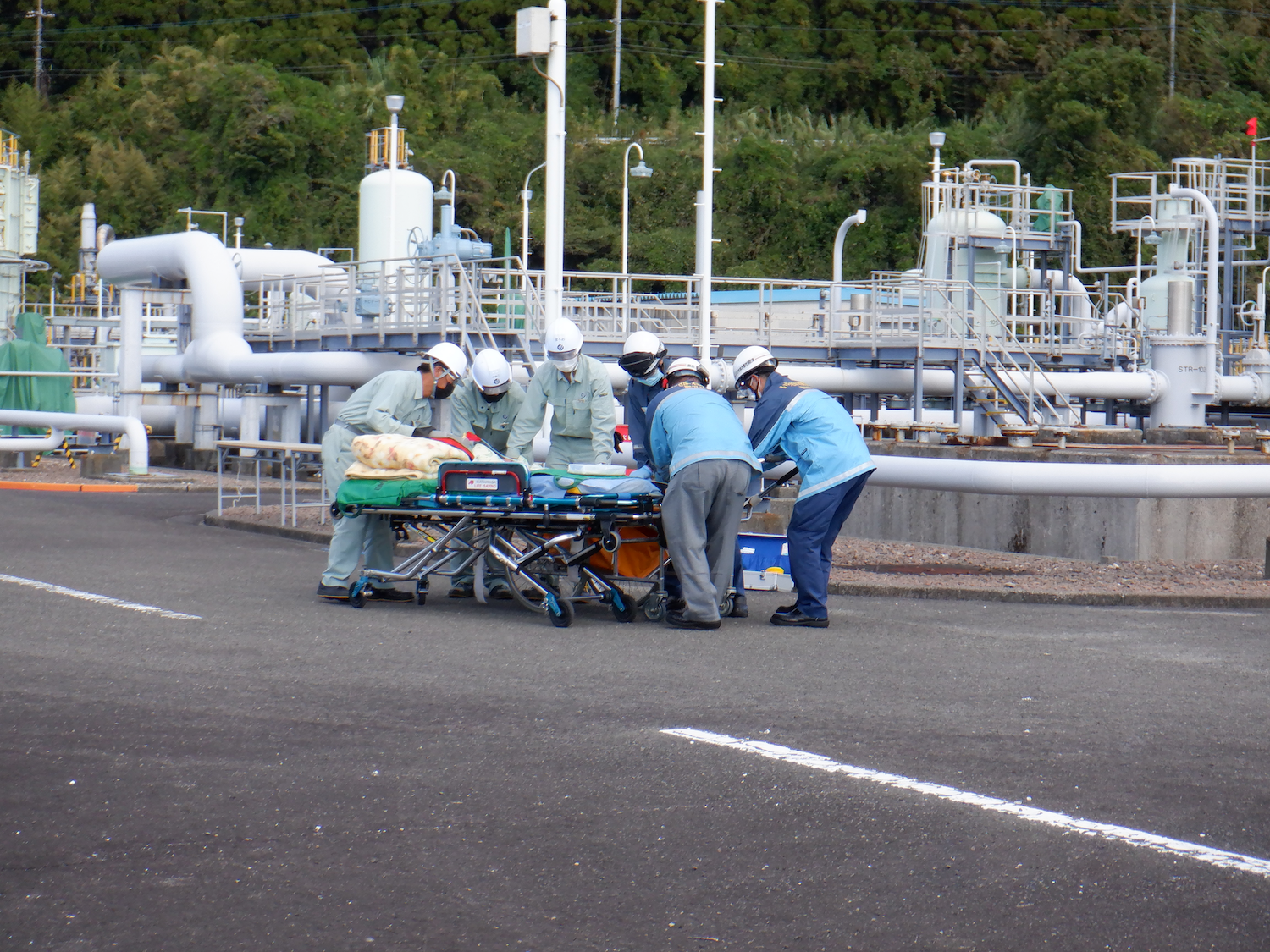 救護・搬送訓練