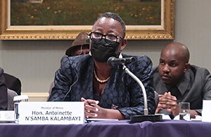 ンサンバ鉱山大臣ご講演