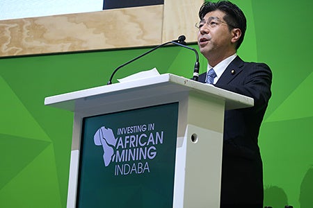 経済産業省　里見経済産業大臣政務官　講演