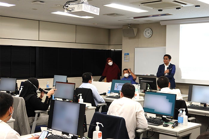 TRCにおける研修の様子