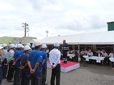 （株）Misumi宮崎海上基地での訓練状況