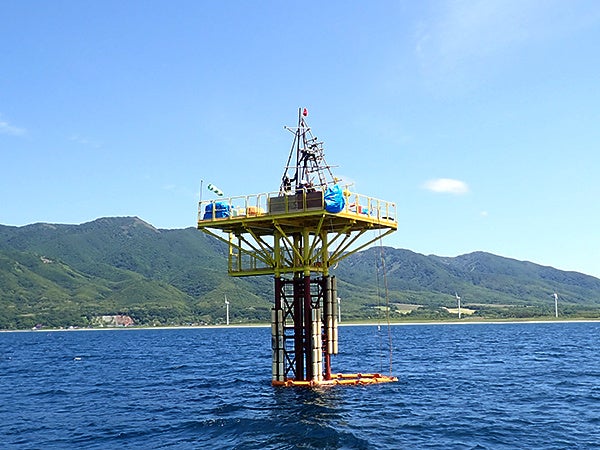 令和5年度 海底地盤調査サイト（鋼製櫓によるボーリング）