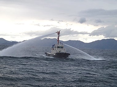 浮流油（想定）の拡散処理