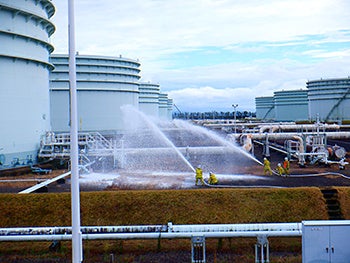 泡放射（泡シール）訓練