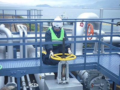 福島基地と隣接基地の境界弁開放