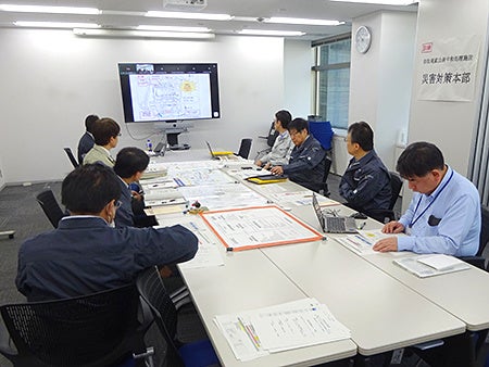 災害対策本部（JOGMEC本部）