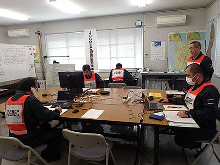 現地対策本部（松尾管理事務所）