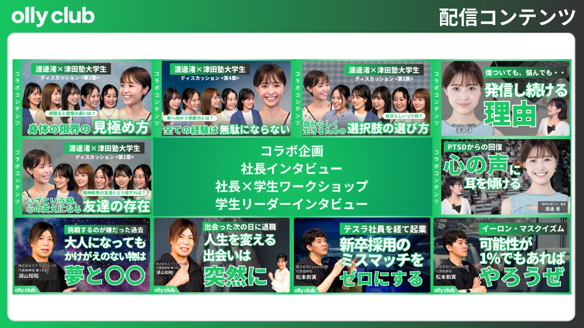 学生団体olly×スイミー株式会社、YouTubeチャンネルを『olly club』へリニューアル