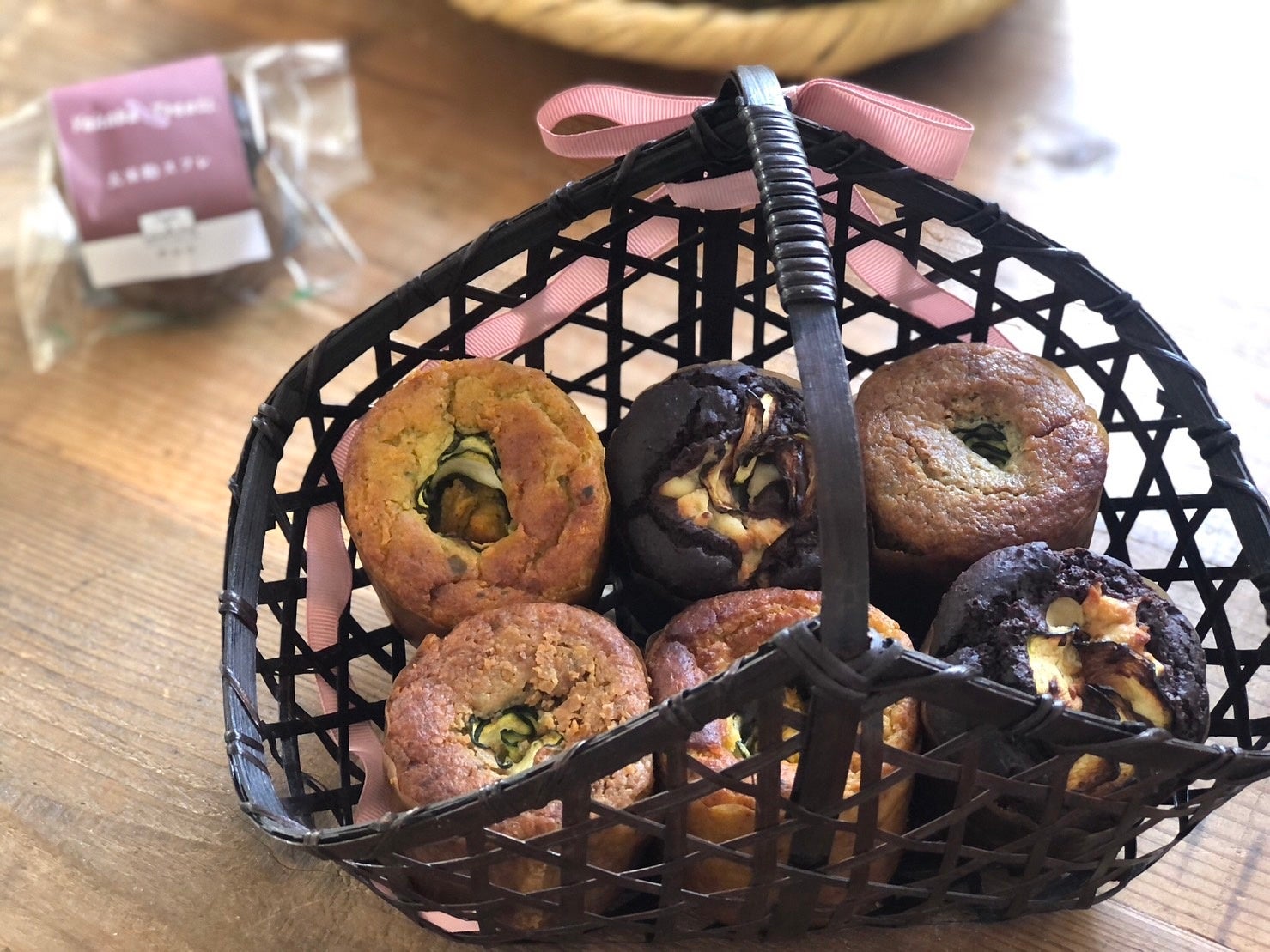 玄米粉スフレケーキ　シトラス・チョコ・パンプキン